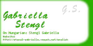 gabriella stengl business card